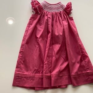 Bright Pink Smocked StellyBelly Dress